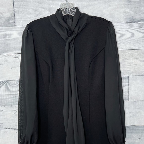 Slate & Willow Sheer Sleeve Dress - Picture 6 of 10